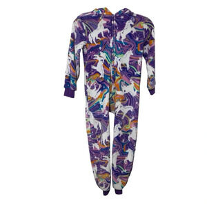 Children’s Place Girl’s Unicorn Onesie Pajamas. Size 7-8/medium